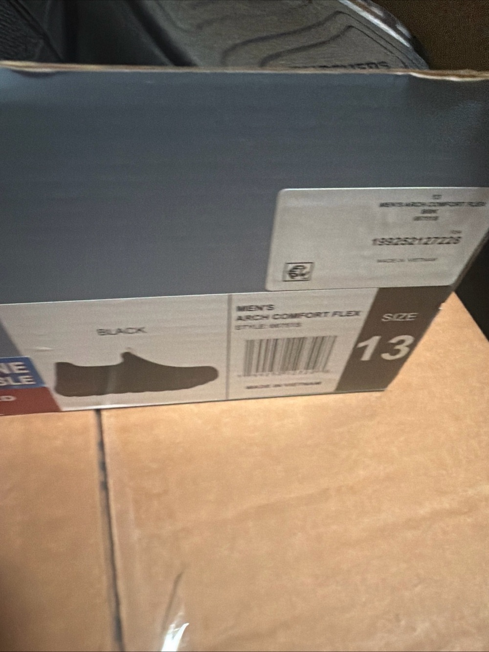 Skechers Arch Comfort Flex Mens Black Slip On Walking Shoes 66751S Size 13 - Picture 5 of 5